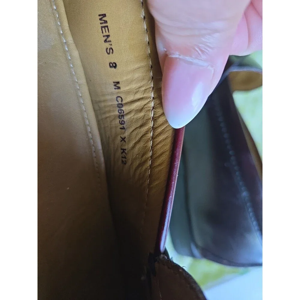 Cole Haan Air Burgundy/Cordovan Leather Slip-On Penny Loafer Shoes Men's 8 M